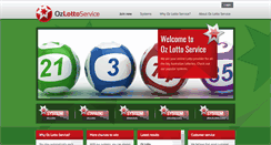 Desktop Screenshot of ozlottoservice.com